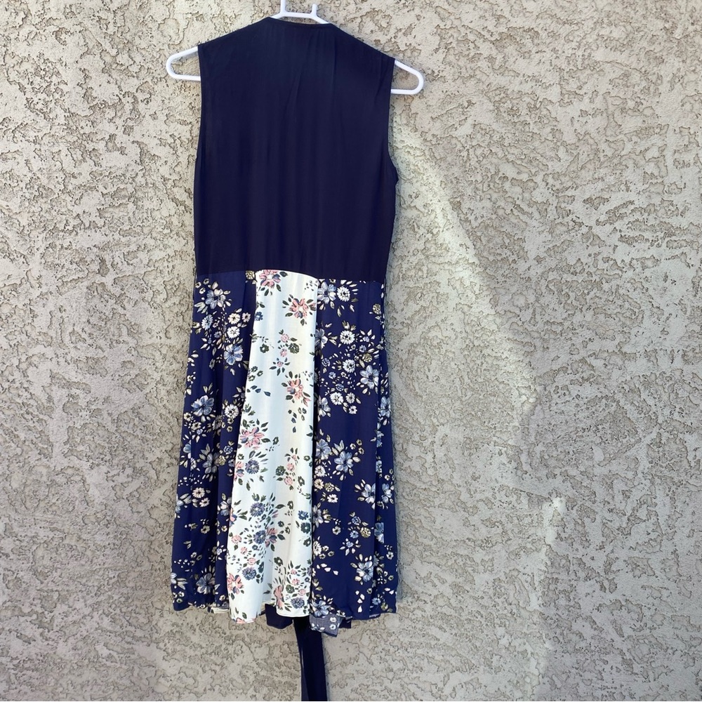 MAISON JULES Floral Wrap Sleeveless Dress - Picture 4 of 7